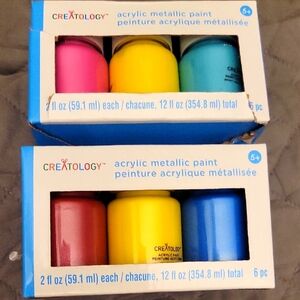 Creatology Acrylic Metallic Paint Set Of 2.